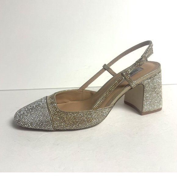Steve Madden Womens Becka Heel Rhinestone Size 7.5 M - Picture 1 of 6